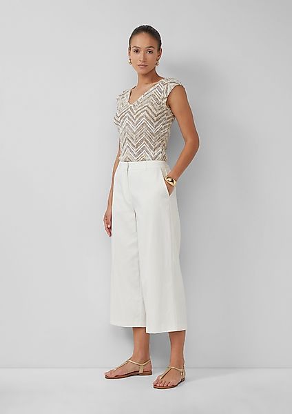 s.Oliver BLACK LABEL 7/8-Hose Wide-Leg-Culotte aus günstig online kaufen