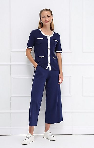 Passioni Strickhose mit Ecru-Streifen günstig online kaufen