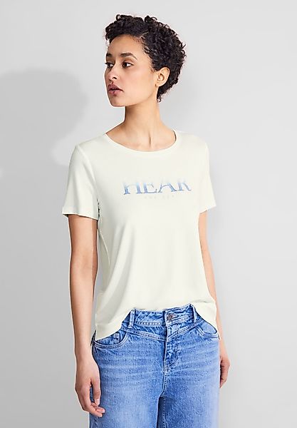 STREET ONE T-Shirt mit Pailetten-Print günstig online kaufen