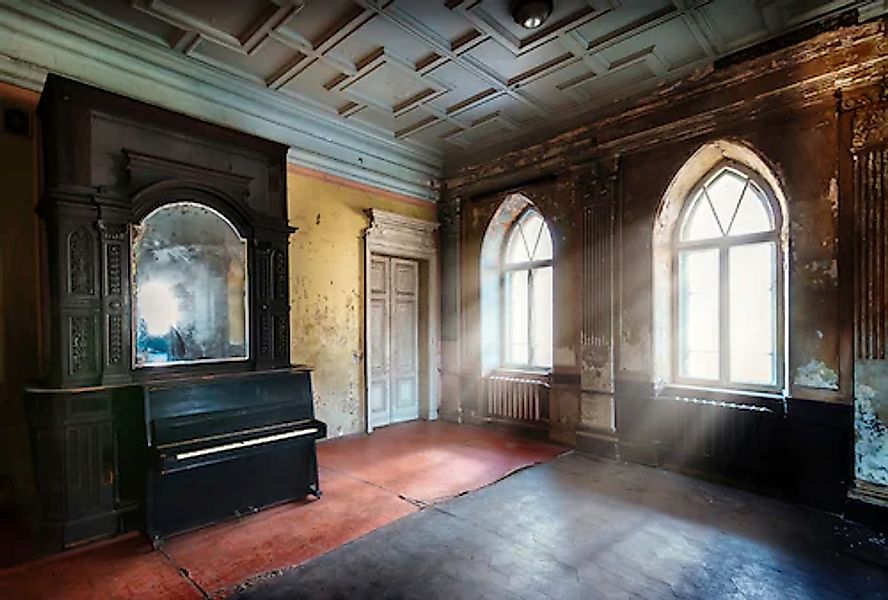Papermoon Fototapete »Verlassenes Haus« günstig online kaufen