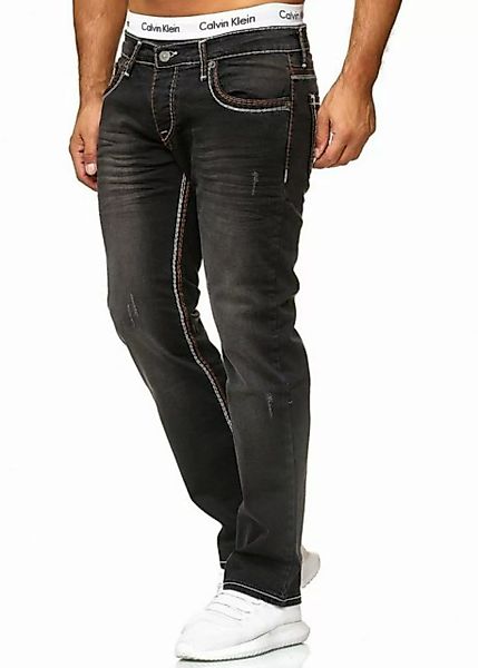 Code47 Regular-fit-Jeans Code47 Herren Jeans Denim Regular Fit Used Design günstig online kaufen