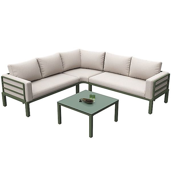 MODFU Sofa Garten-Lounge-Set,mit verzinktem Eisengestell, Komfortables 4-5 günstig online kaufen