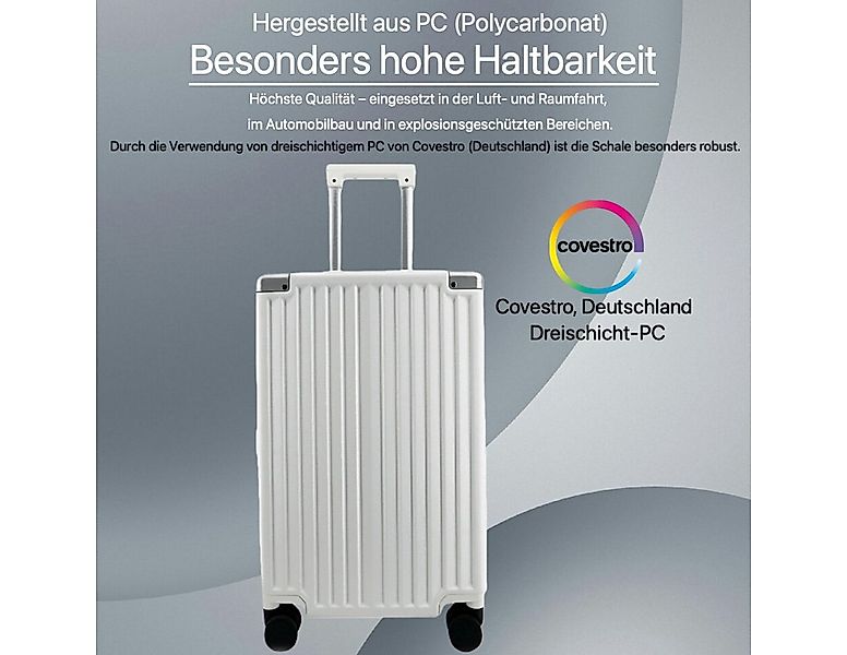 Super Solu Hartschalen-Trolley Alu-Rahmen Hartschalenkoffer Set (L+XL) aus günstig online kaufen