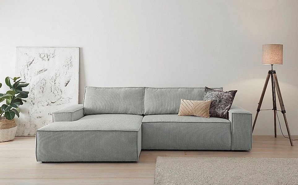 Home affaire Ecksofa SHERWOOD Schlafsofa 267 cm, L-Form, Schlaffunktion mit günstig online kaufen