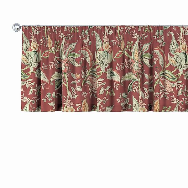 Kurzgardine mit Kräuselband, rot, 130 x 40 cm, Gardenia (142-12) günstig online kaufen
