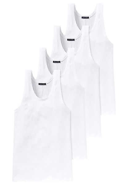 Schiesser Unterhemd 4er Pack Cotton Essentials günstig online kaufen