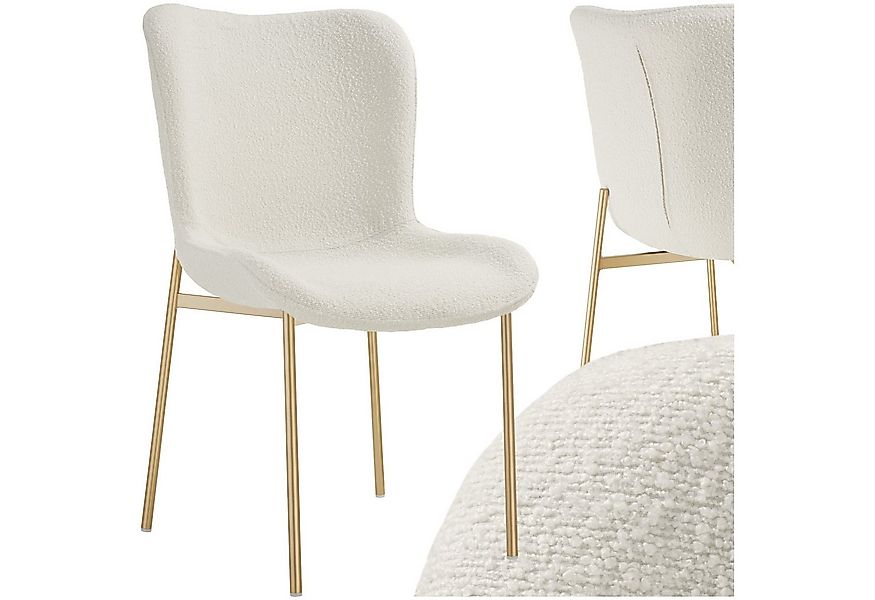 tectake Esszimmerstuhl Polsterstuhl Tessa (Set, 1 St), Dick gepolsterte, er günstig online kaufen