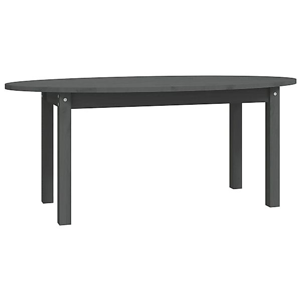 vidaXL Couchtisch Grau 110x55x45 cm Massivholz Kiefer Modell 3 günstig online kaufen