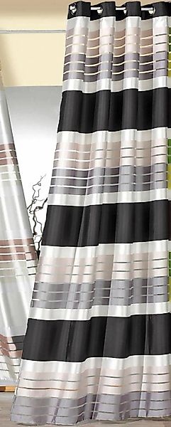 Weckbrodt Vorhang "Lotta" Ösen 1 Stk. tlg. blickdicht mit transparenten Org günstig online kaufen