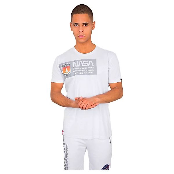 Alpha Industries Mars Reflective Kurzärmeliges T-shirt XL White günstig online kaufen