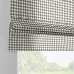 Dekoria Raffrollo Padva, grau-ecru , 120 x 150 cm günstig online kaufen