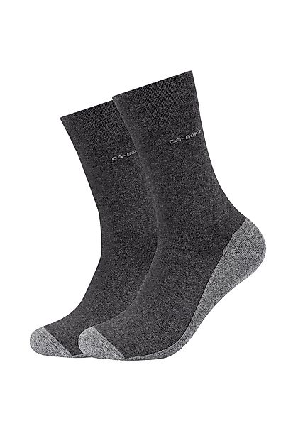 Camano Langsocken "ca-soft" 4 Stk. tlg. mit dezentem Logodruck günstig online kaufen