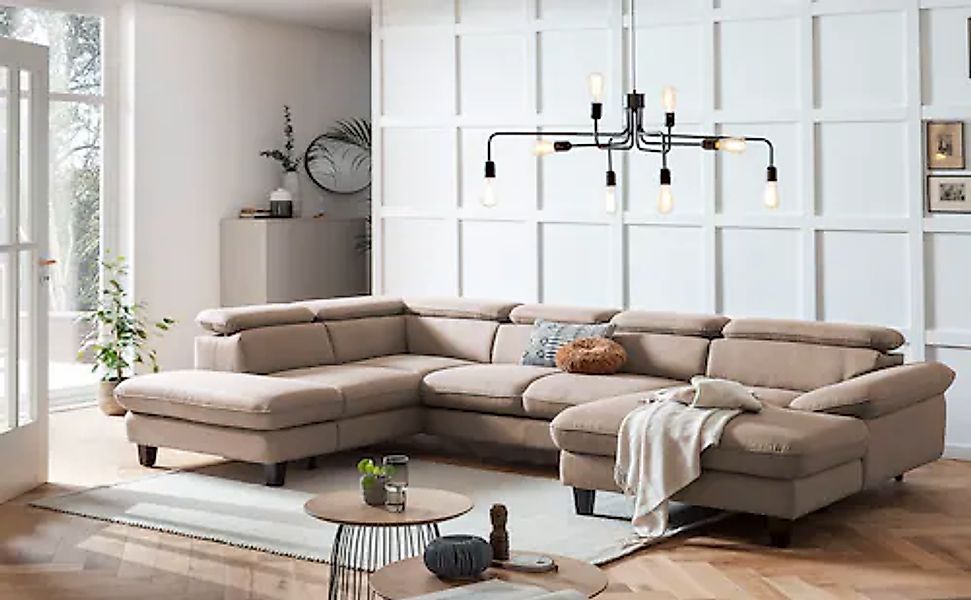 Home affaire "Pilot U-Form" mit Kopfteilverstellung, wahlweise mit Bettfunk günstig online kaufen