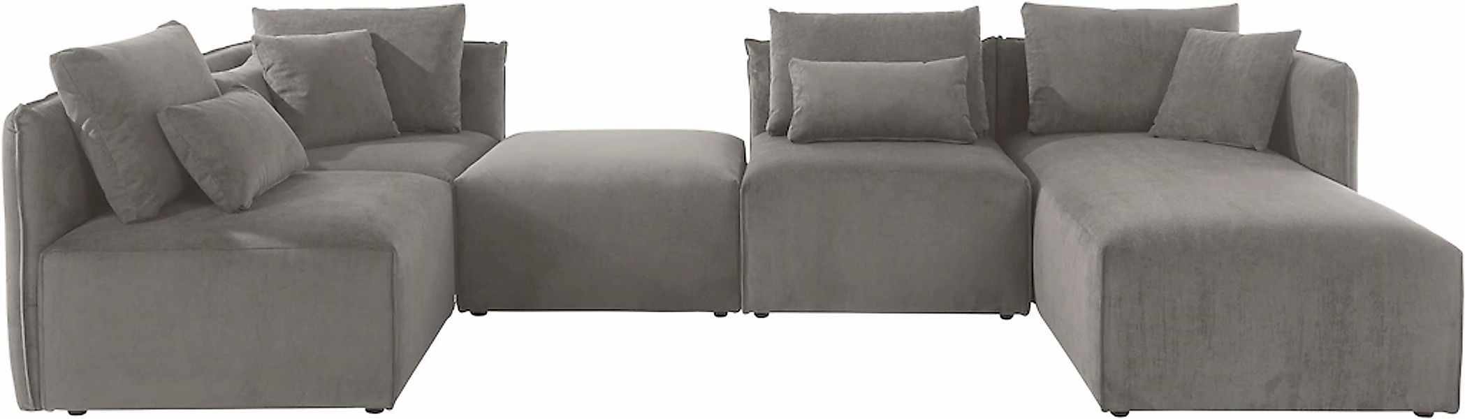 OTTO home Wohnlandschaft "Nöre U-Form" 5 Teile, in vielen Bezugsqualitäten günstig online kaufen