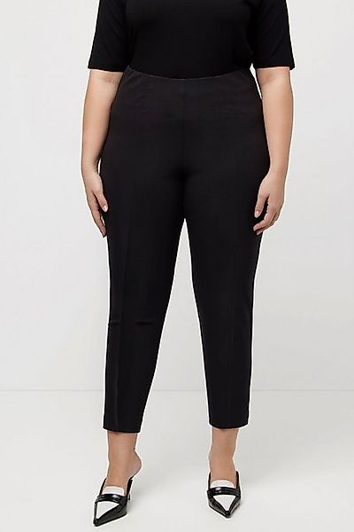 Ulla Popken Funktionshose 7/8-Hose schmales Bein Elastikbund günstig online kaufen