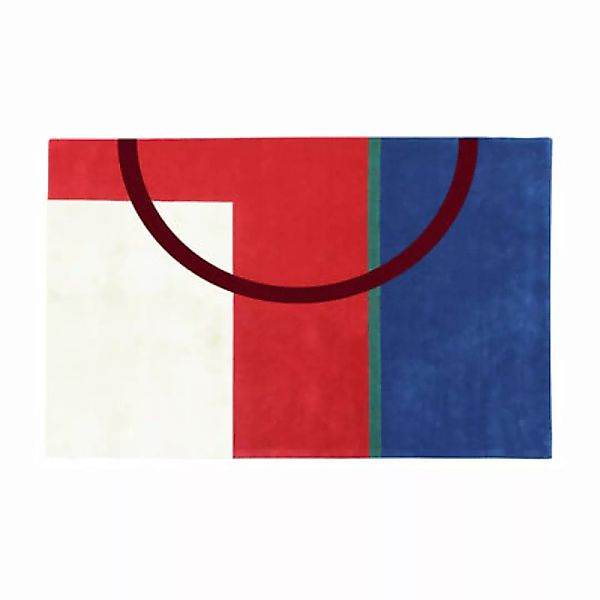 Teppich Square Louvois 1 textil bunt / 200 x 300 cm - Exklusiv - Lelièvre P günstig online kaufen