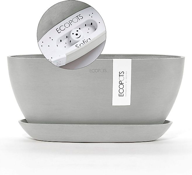 ECOPOTS Blumentopf Sofia (Set), mit passendem Untersetzer günstig online kaufen