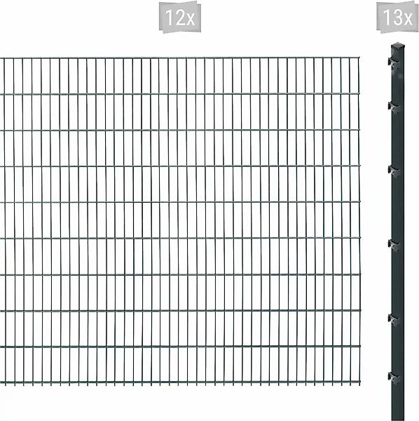 Arvotec Doppelstabmattenzaun "ESSENTIAL 183 zum Einbetonieren", Zaunhöhe 18 günstig online kaufen