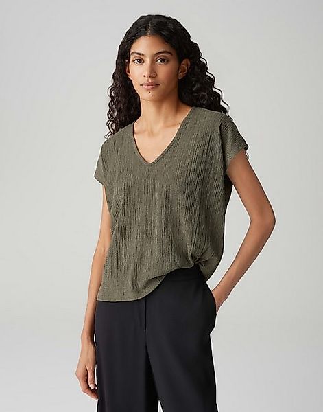 OPUS Kurzarmshirt SIRUKUS STRUCTURE Regular mit Crash Effekt günstig online kaufen