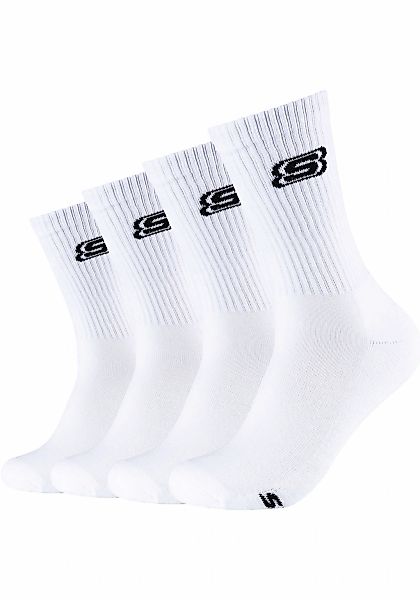 Skechers Socken "cushioned", (4 Paar), mit verstärkter Ferse & Spitze für l günstig online kaufen