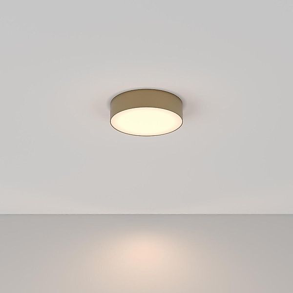 LED Deckenleuchte Zon in Gold-matt und Weiß 24W 1420lm günstig online kaufen
