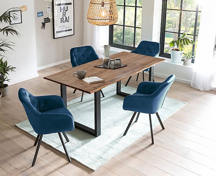 SalesFever Essgruppe, (Set, 5 tlg.), Stühle mit 360 Drehplatte unter der Si günstig online kaufen