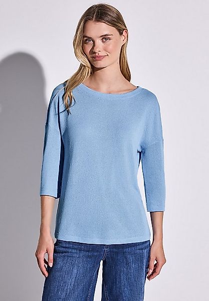 STREET ONE T-Shirt 3/4-Arm und im Strick-Look günstig online kaufen