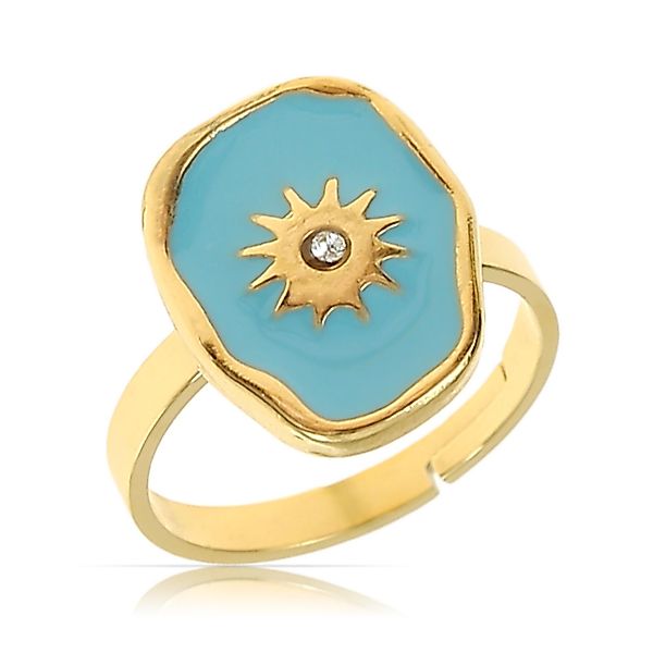 Made by Nami Fingerring Goldener Boho günstig online kaufen