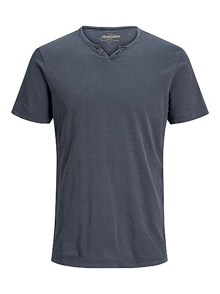 Jack & Jones Herren Rundhals T-Shirt JJESPLIT - Slim Fit günstig online kaufen