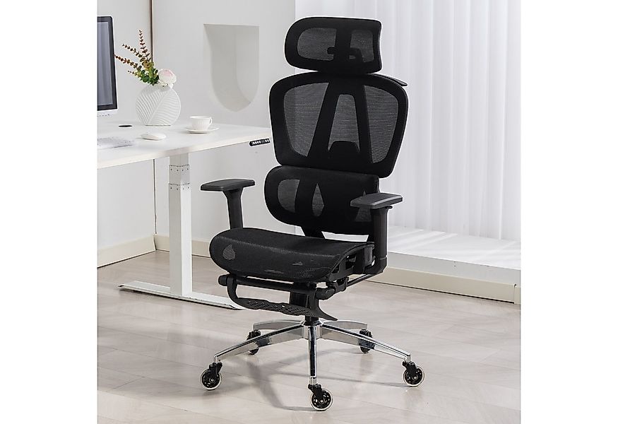 AMBINESS Bürostuhl Schreibtischstuhl, verstellbare Armlehnen & Kopfteil, 6 günstig online kaufen