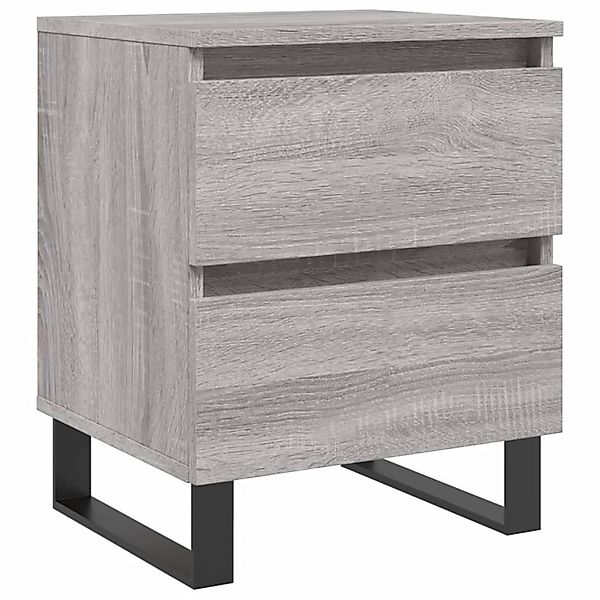 vidaXL Nachttisch Grau Sonoma 40x35x50 cm Holzwerkstoff 826904 günstig online kaufen