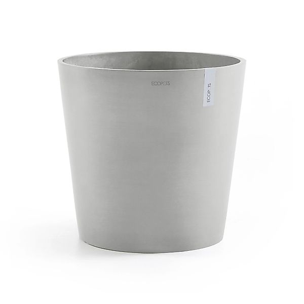 ECOPOTS Blumentopf AMSTERDAM White Grey, BxTxH: 50x50x43,8 cm, mit Wasserre günstig online kaufen