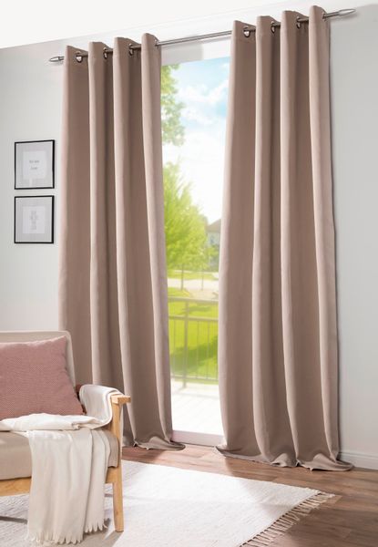 DecoHome24 Gardine Brillant (1 St), Ösen, günstig online kaufen