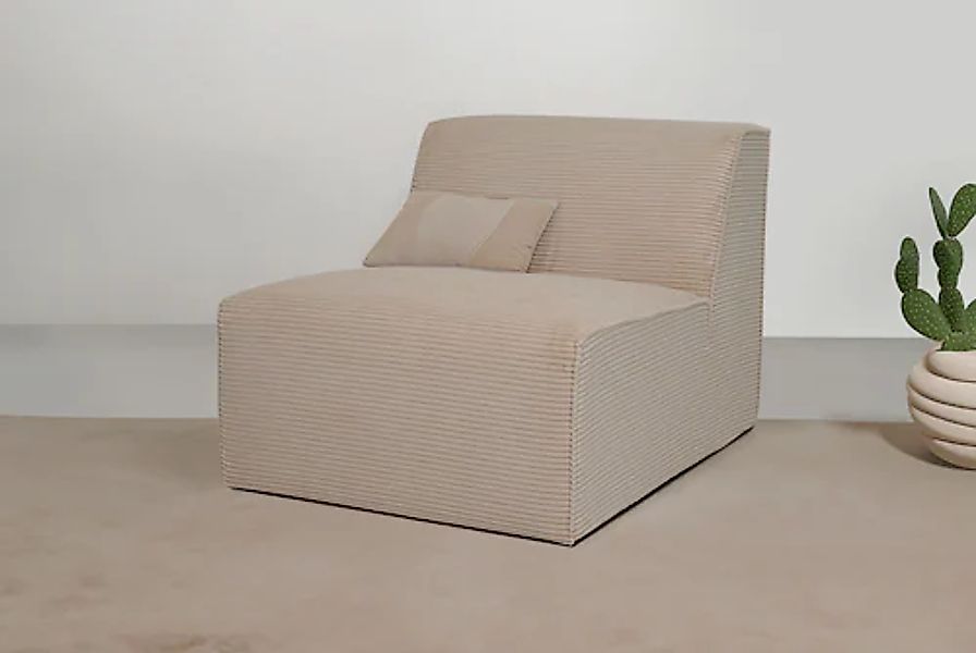 INOSIGN Sofaelement »Clayton«, in einem trendigen Cord-Bezug günstig online kaufen