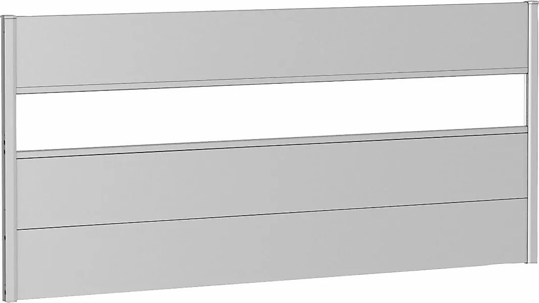 Biohort Sichtschutzelement 3 Metall-Paneele, 1 Acrylglas-Paneel und 2 Schie günstig online kaufen