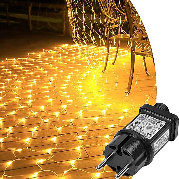 MUPOO LED-Lichternetz Ramadan Deko LED Netz günstig online kaufen