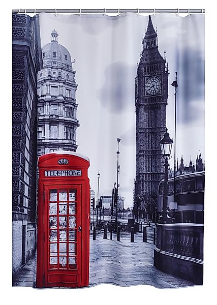 Ridder Duschvorhang London multicolor Breite 180 günstig online kaufen