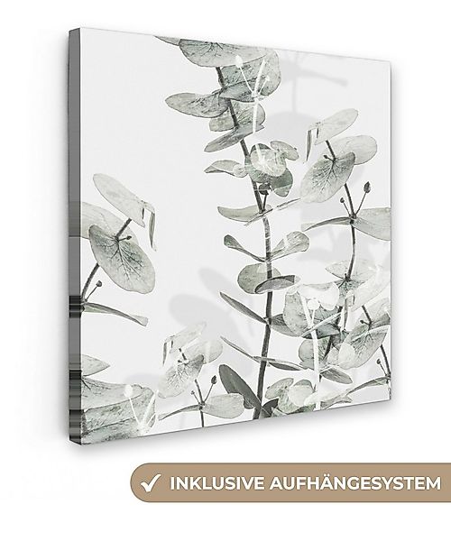 OneMillionCanvasses® Leinwandbild Pflanzen - Natur - Grün - Blumen, Fotodru günstig online kaufen