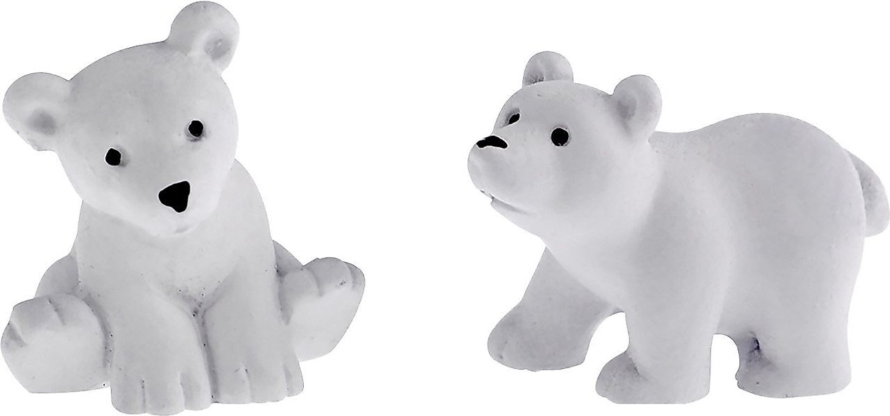 Rodermund Dekofigur Dekofigur Eisbären Polyresin 2-4 cm weiß 2 Stück günstig online kaufen