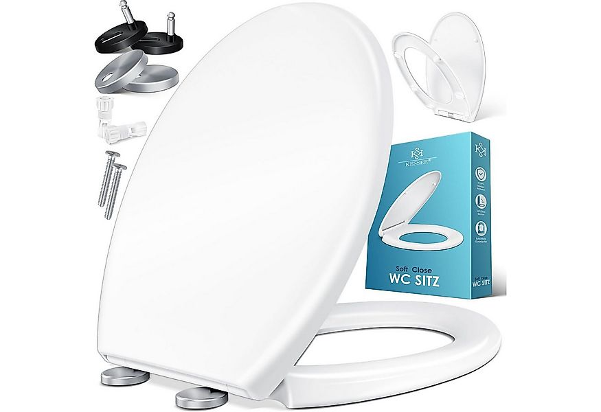 KESSER WC-Sitz, WC Sitz mit Absenkautomatik Toilettendeckel Quick-Release günstig online kaufen