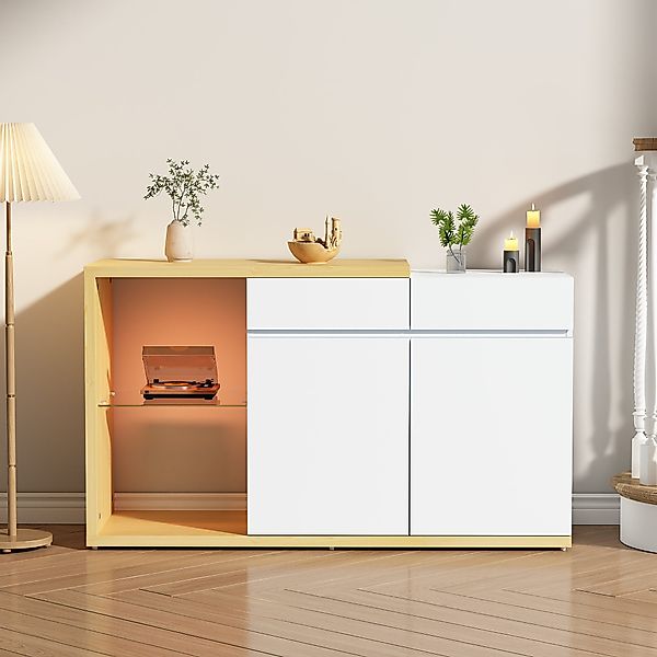 OKWISH Sideboard mit großen Stauraum (Kommode, günstig online kaufen