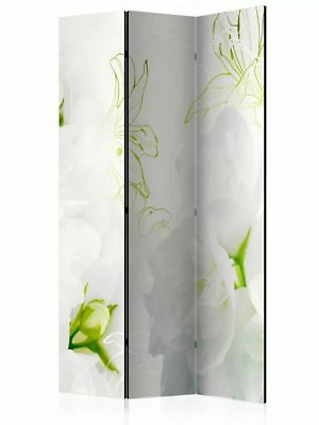 artgeist Paravent Jasmine [Room Dividers] grün/weiß Gr. 135 x 172 günstig online kaufen