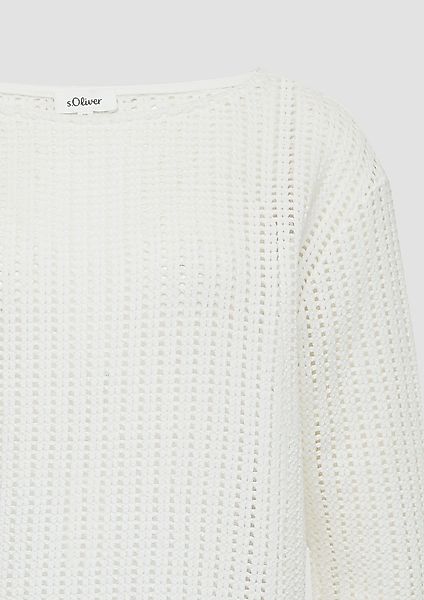 s.Oliver 3/4-Arm-Shirt T-Shirt aus Häkelspitze mit günstig online kaufen