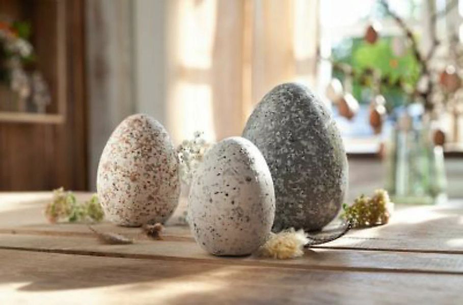 HOME Living Deko-Ei Granit Dekoobjekte bunt günstig online kaufen