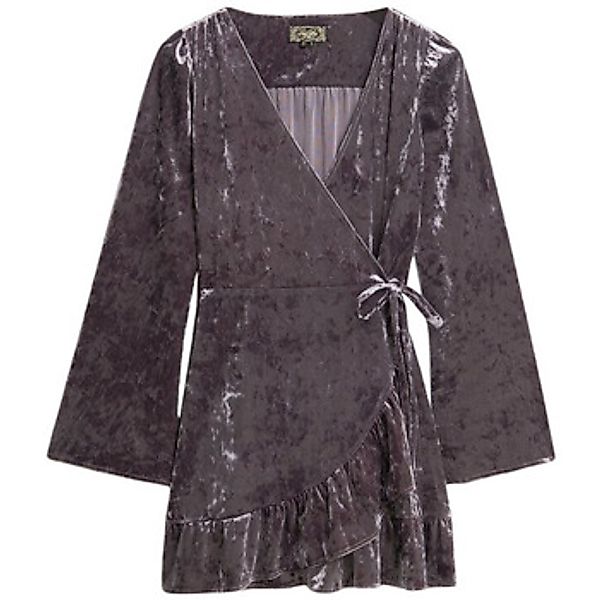 Superdry  Kleider Robe portefeuille courte en velours femme günstig online kaufen