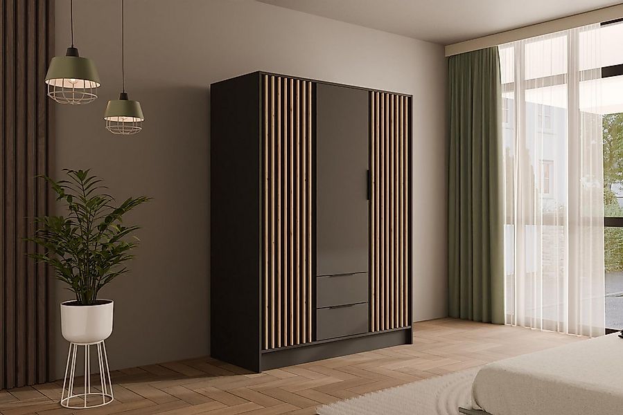 ALTDECOR Drehtürenschrank NELIA (Kleiderschrank Garderobenschrank mit viel günstig online kaufen