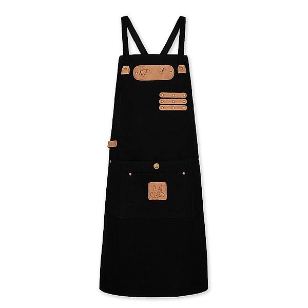 BLACK FOREST FOX Grillschürze Canvas Arbeitsschürze, Grillschürze BBQ Kochs günstig online kaufen