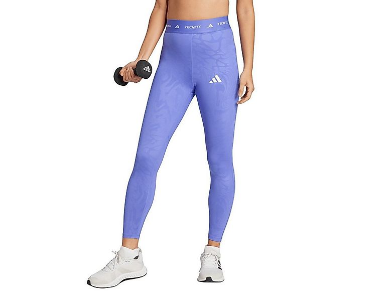 adidas Performance Leggings Techfit Printed 7/8 (Tight, enganliegend) viole günstig online kaufen