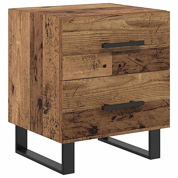 vidaXL Nachttisch Altholz 40 x 35 x 47,5 cm Holzwerkstoff 882059 günstig online kaufen