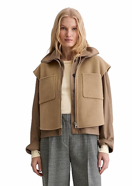 Marc OPolo Steppweste "aus edlem Woll-Doubleface" günstig online kaufen